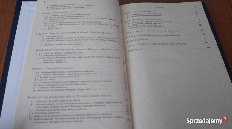 Rachunek prawdopodobieństwa A A Borowkow matematyka, statystyka Gdańsk