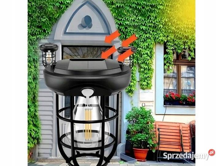 lampa vintage lampion kinkiet solarny loft retro Kinkiety Jasło
