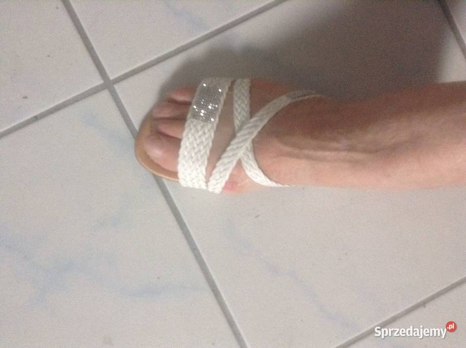 Sandałkiklapki damskie skórzane 39