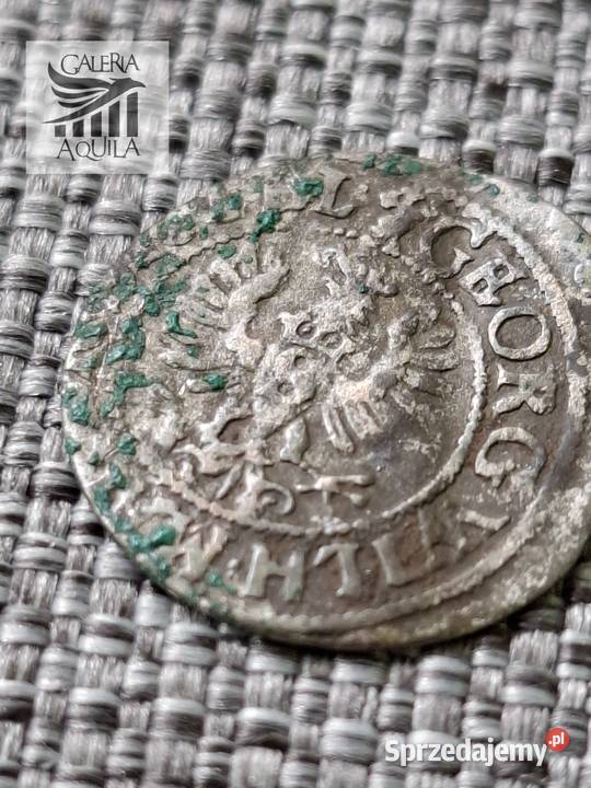 Szeląg Jerzy Wilhelm Hohenzollern 1628 Gdańsk