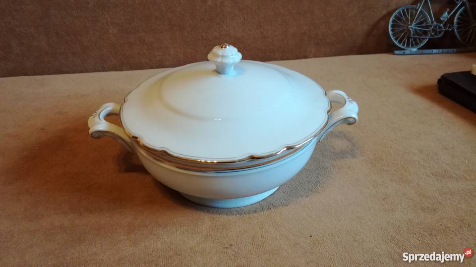 Stara waza porcelana sygnowana Nysa