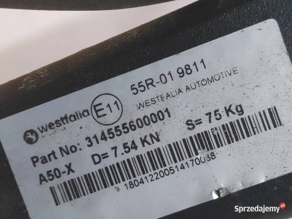 Westfalia Hak Holowniczy Opel Mokka X Pozostałe Pleszew sprzedam