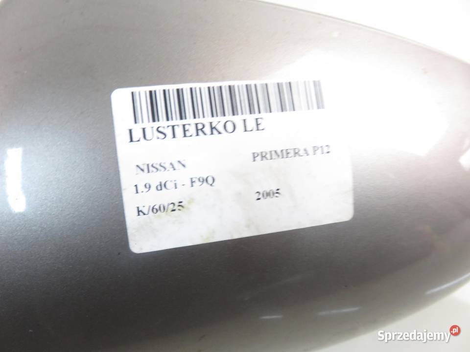 LUSTERKO LEWE NISSAN PRIMERA P12 C30 osobowe