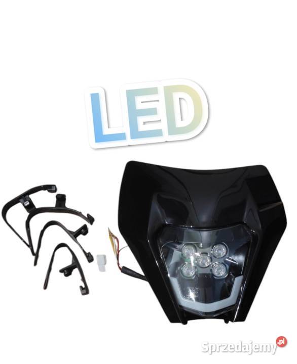 Lampa uniwersalna cross LED czarna wzór Pozostałe Rakoniewice