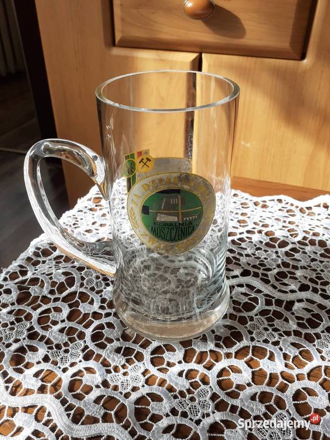 Duży 1 L kufel do piwa Jastrzębie Zdrój Birofilistyka śląskie
