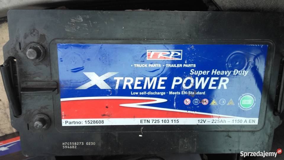 Akumulator DAF VOLVO 225AH 12V 1150A ciężarowe mazowieckie Sochaczew