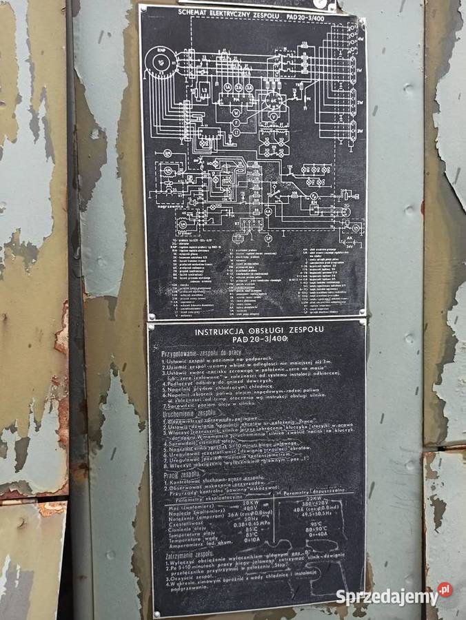 Agregat prądotwórczy PAD 16 generator Skierniewice sprzedam