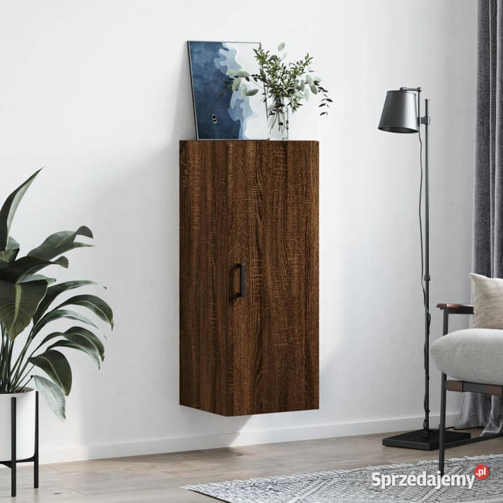 Szafka wisząca brązowy dąb 345x34x90 WM828859 Warszawa