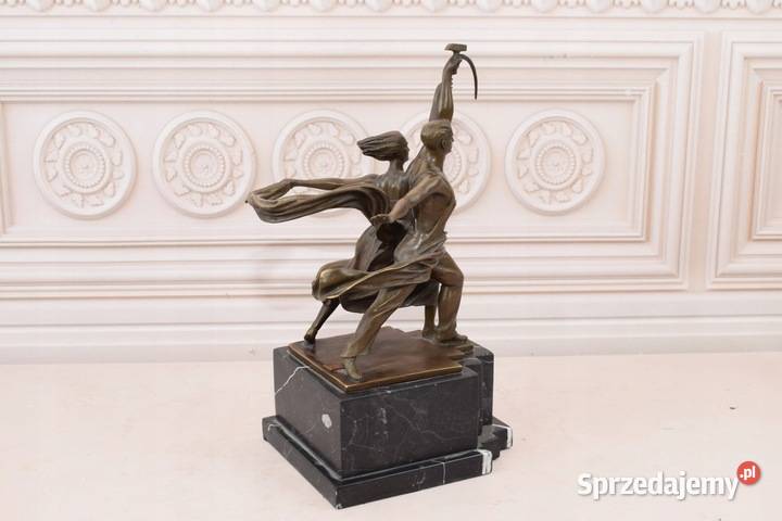 Robotnik i Kołchoźnica Tancerze Figura Rzeźba z małopolskie Kraków