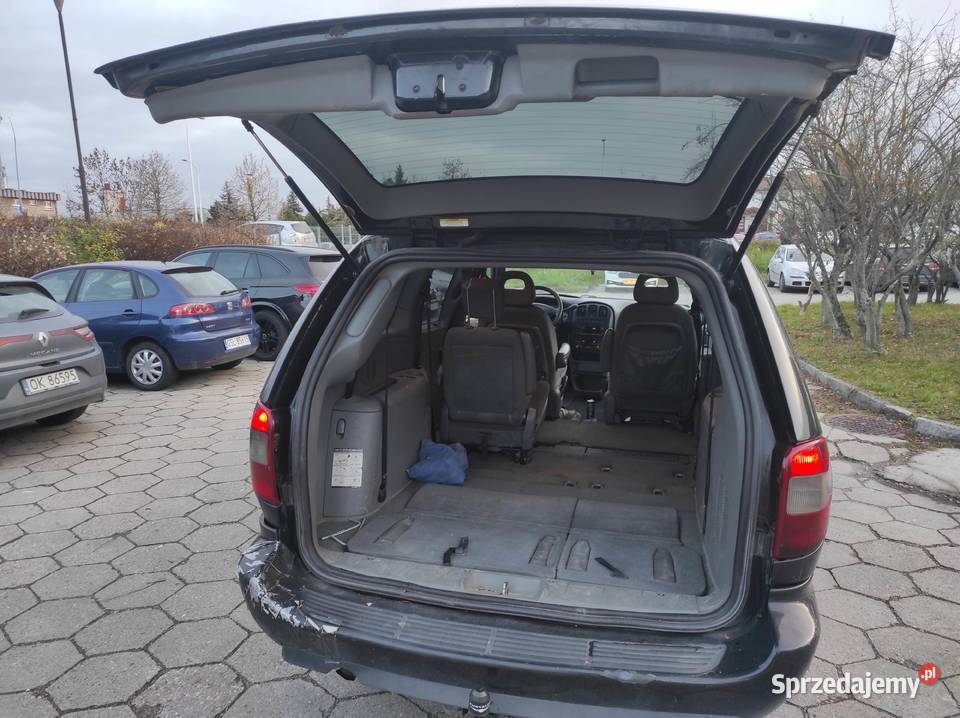 Chrysler Grand Voyager chowane fotele w podłogę Grand Voyager