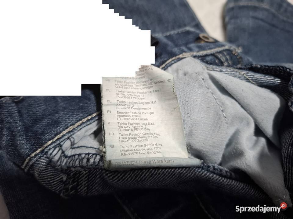 Krótkie spodenki dżinsowe niebieskie Takko