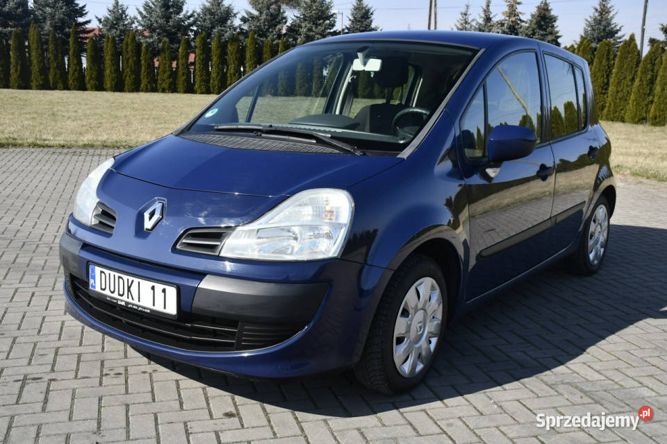 Renault Modus 12benz DUDKI11 KlimatyzacjaSerwis2 granatowy Kutno sprzedam