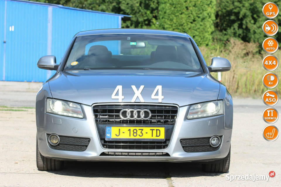 Audi A5 2007r 30 Diesel XENON ALUSY 18 SKÓRY klimatyzacja Nysa sprzedam
