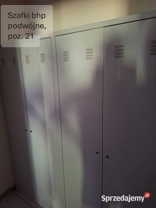 Syndyk sprzeda szafki bhp podwójne Sieradz