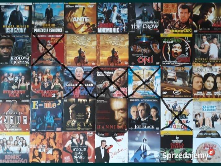 Kinowe filmy DVD płyty 1 sztuki kosztuje 2 Pruszków