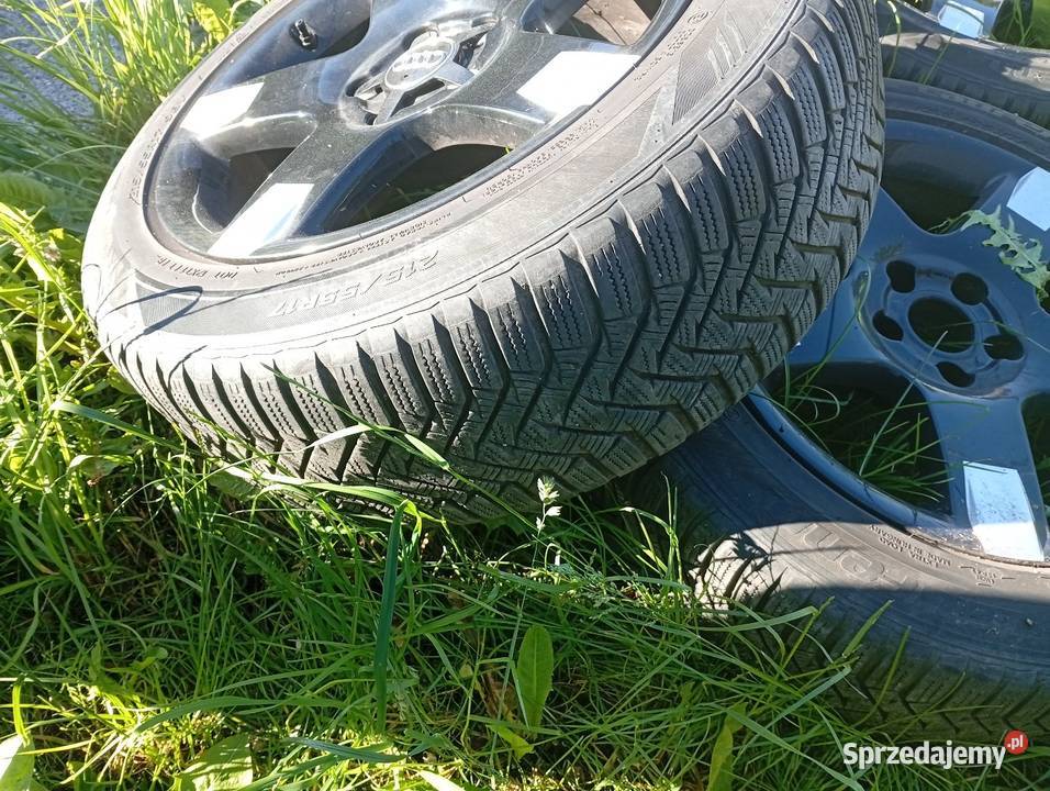 Koła Audi R17 5x112 21555 alufelgi z oponami Korsze