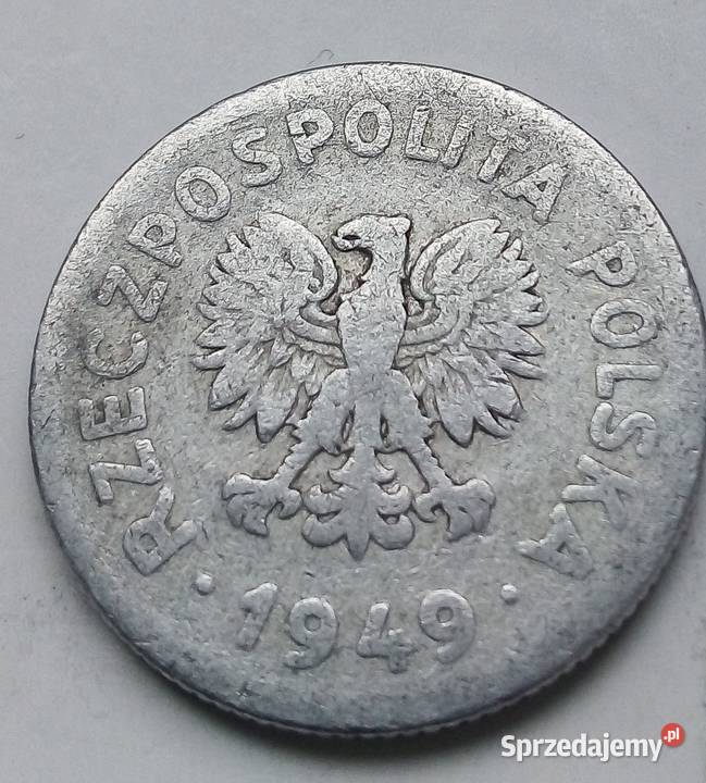 POLSKA1 ZŁOTY1949 rbzmAL mazowieckie Legionowo