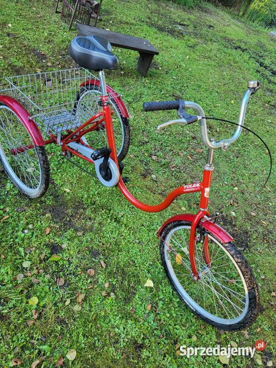 Prawie nowy Rower trójkołowykoła 24 Barlinek
