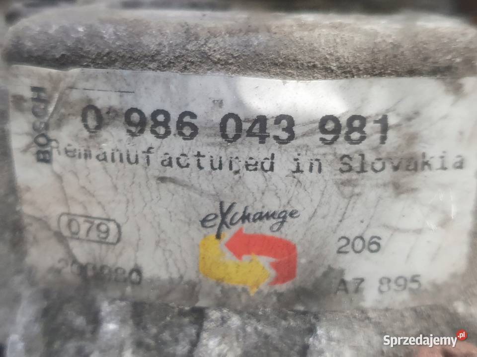 Opel Astra III H 17 CDTI ALTERNATOR pompa vacum