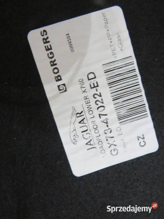 DYWAN WYKŁADZINA BAGAŻNIKA JAGUAR XE sprzedam