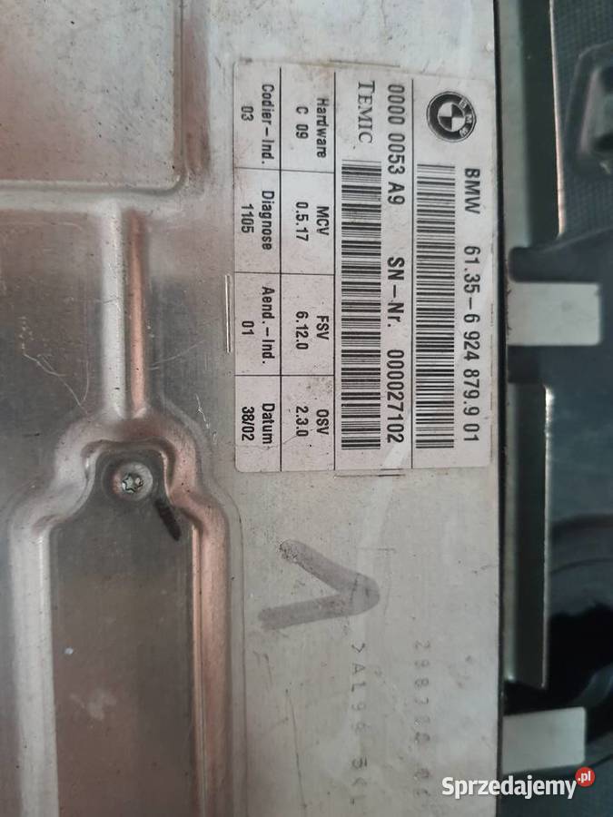 Sterownik fotela bmw e60 e65 6924879 osobowe Bytom