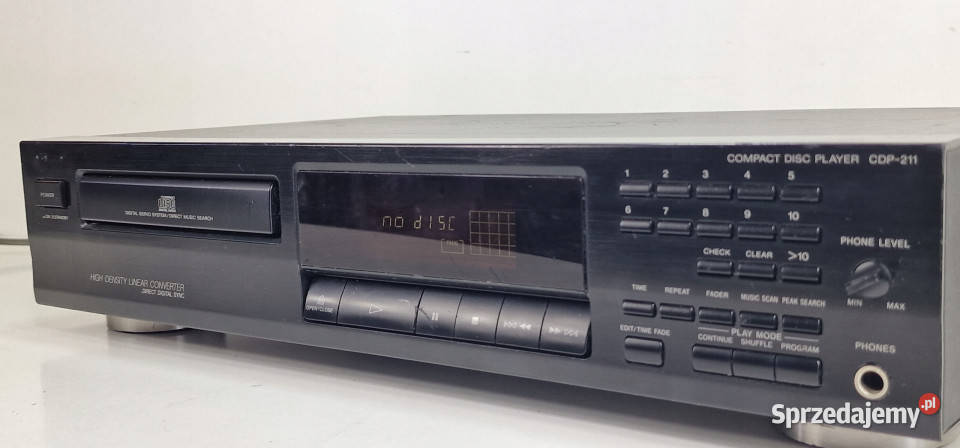 Sony odtwarzacz kompakt CD player CDP 211 CDP211 Międzychód