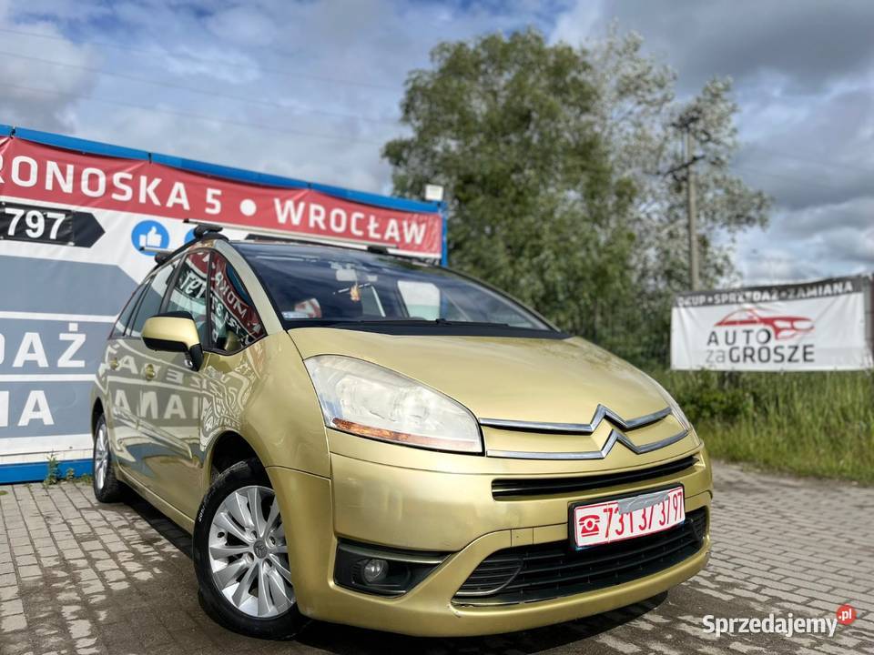 Citroen C4 Grand Picasso 16 HDI 2007 7 osobowy Wrocław sprzedam