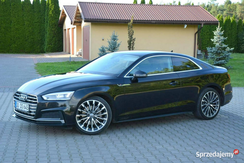 Audi A5 Coupe SLine Virtual Cockpit Led Navi MMI łopatki zmiany biegów Ostrów Mazowiecka