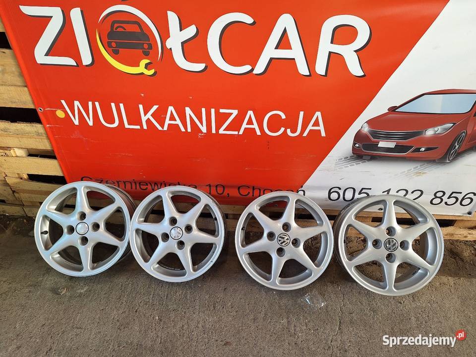 Alufelgi 4x100 15 ET38 VW Polo Golf Renault Opel Choceń