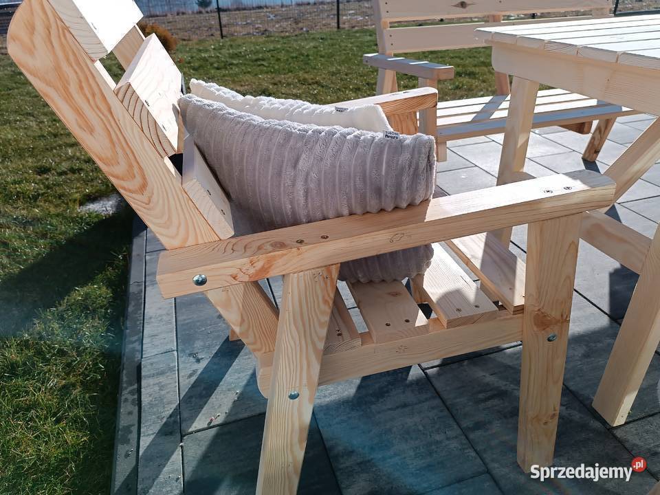 Meble ogrodowe zestaw drewniane Zestawy mebli ogrodowych małopolskie Jordanów