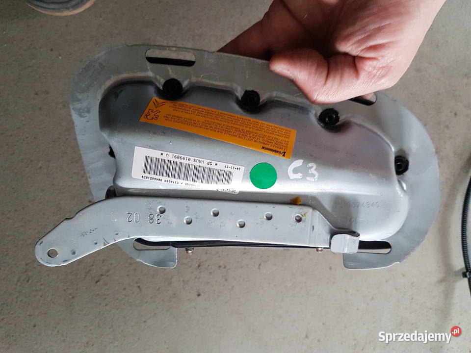 CITROEN C2 C3 PODUSZKA POWIETRZNA FOTELA PRAWA Turek