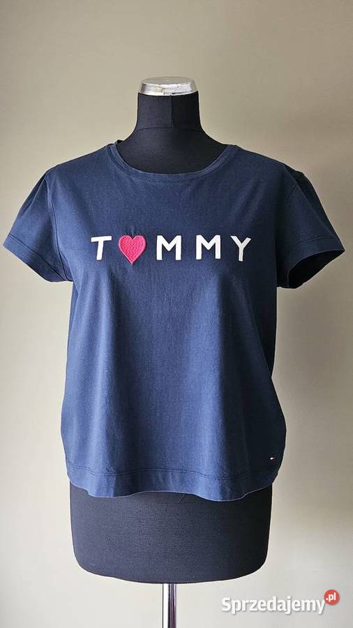 Tommy Hilfiger bluzka rozmiar M oversize krótki Odzież damska