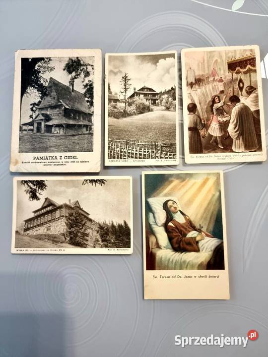 Pocztówki okolicznościowe stare komplet Częstochowa sprzedam