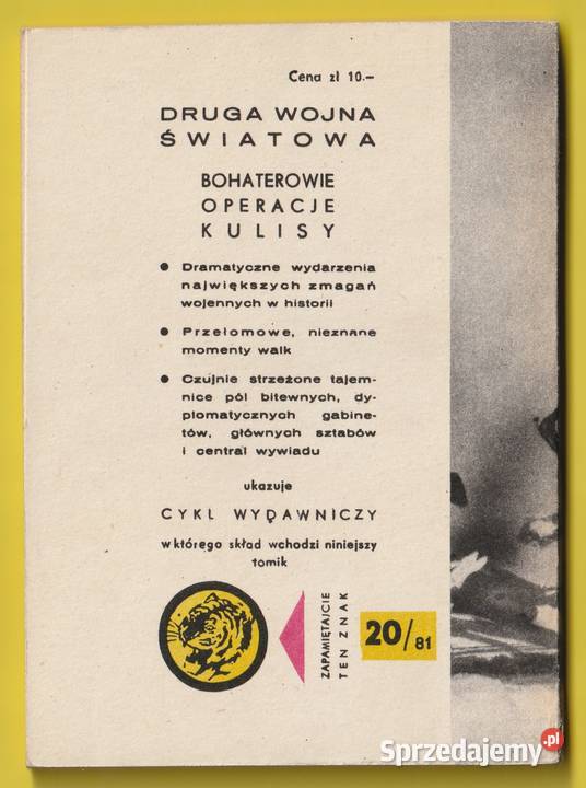 ŻÓŁTY TYGRYS ZAGŁADA CZWARTEJ FLOTY 1981 Łódź sprzedam