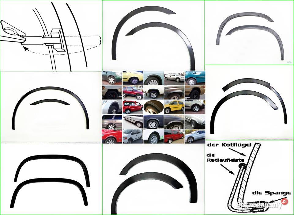 NISSAN VANETTE nakładki na błotnik kpl 4 sierpy Warszawa sprzedam