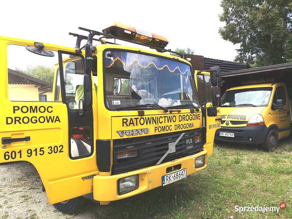 VOLVO FL6 Turbo Pomoc Drogowa Holownik Laweta szyberdach Krosno