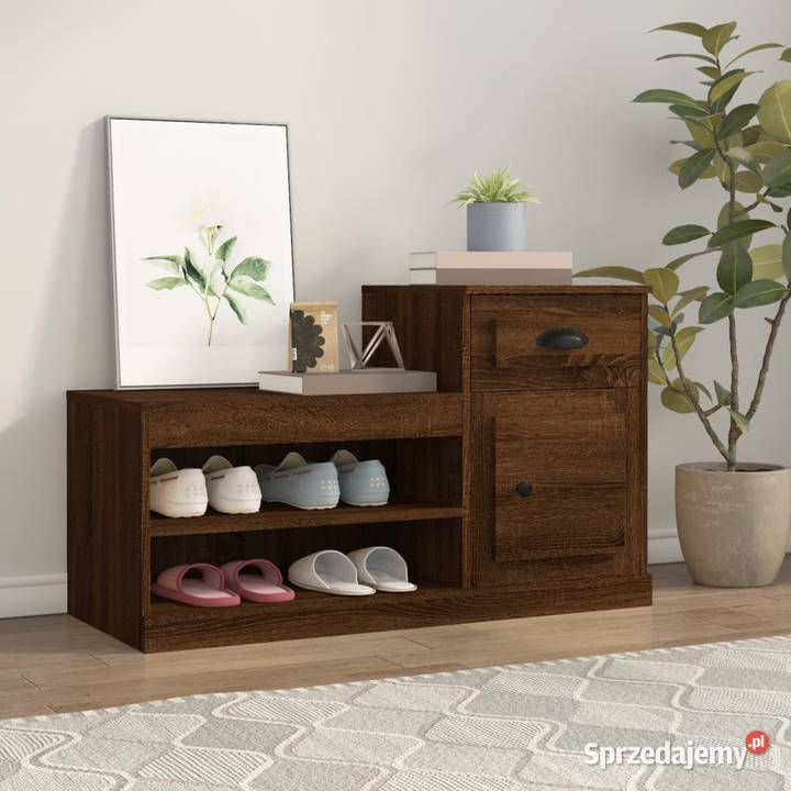 Szafka na buty brązowy dąb 100x42x60 WM816423 Warszawa sprzedam