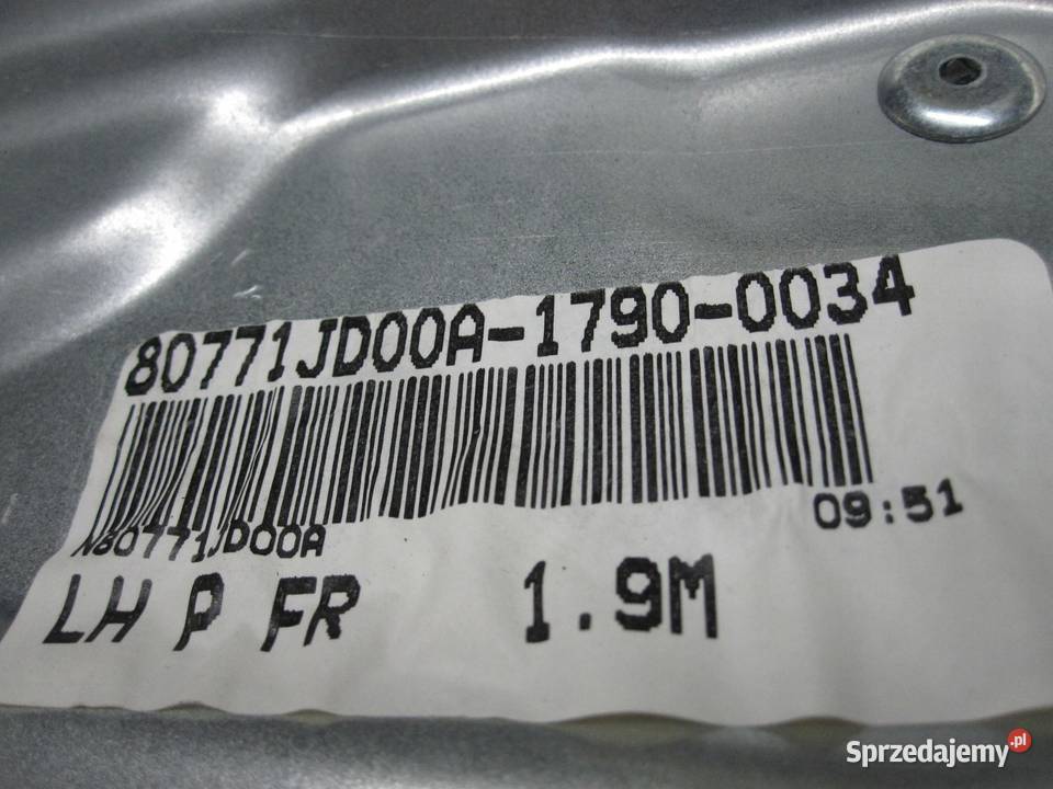 NISSAN QASHQAI I J10 LIFT 10r podnośnik szyby sprzedam