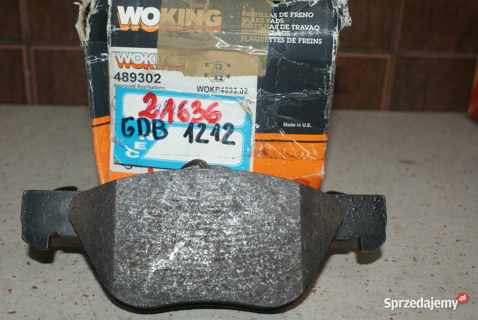 KLOCKI HAMULC FIAT MAREA 20 20V 96 Z CZUJ Zestaw osobowe Białobrzegi