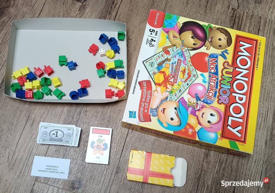 Monopoly junior zera do milionera gra Zbylitowska Góra