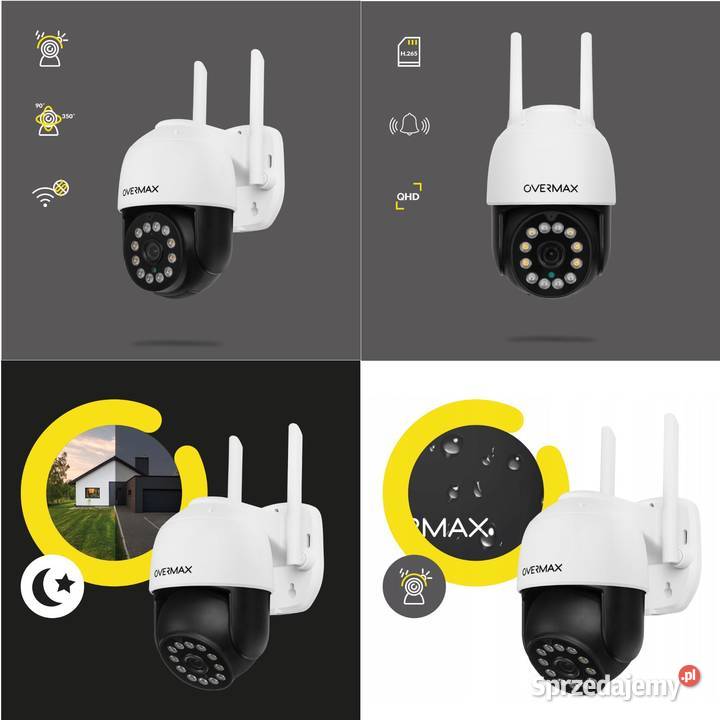 Kamera zewnętrzna Obrotowa WiFi IP Monitoring Białystok