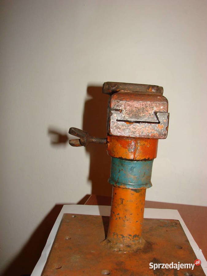 małe imadło stołowe PRL pomorskie Pruszcz Gdański