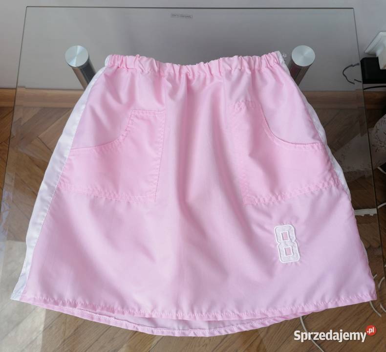 NOWA RÓŻOWA SPORTOWA MINI SPÓDNICZKA Z LAMPASEM Łódź sprzedam