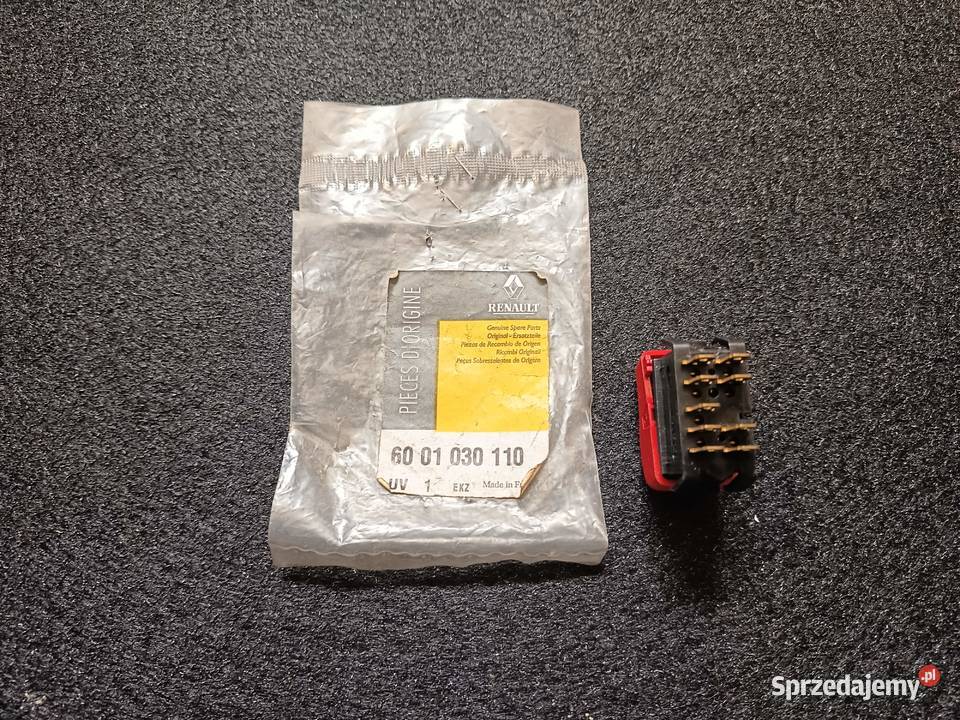 WŁĄCZNIK ŚWIATEŁ AWARYJNYCH RENAULT 6001030110 Piła
