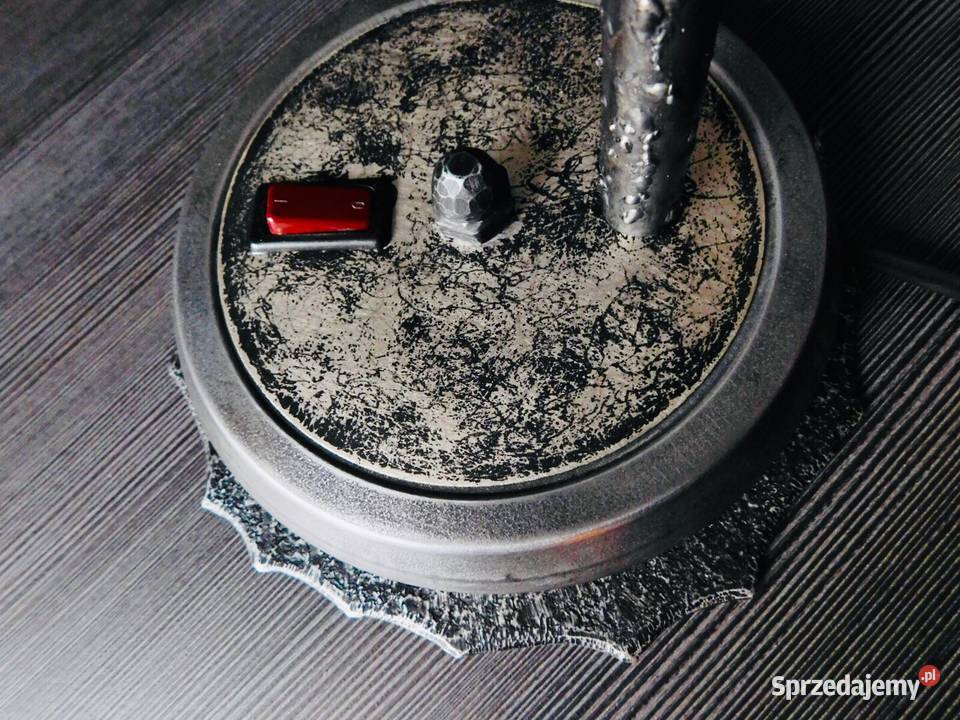 Lampa biurkowa PRL metamorfoza Słupsk