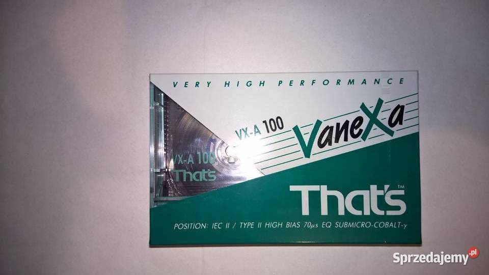 Magnetofon kasety nuwki oryginalne chrom metal Pozostałe