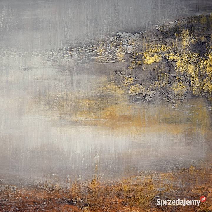 Gold rush 12 nowoczesny obraz abstrakcyjny Malbork
