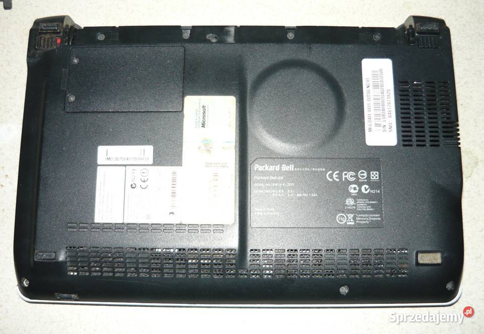 Malutki Laptop Packard Bell 7 netbook Atom 16 Laptopy i netbooki Krotoszyn