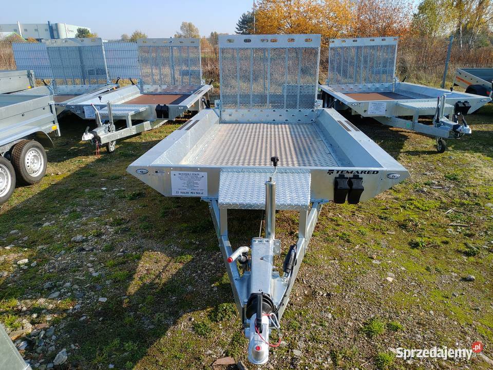 Przyczepa pod minikoparkę Laweta Temared 3500DMC Piła