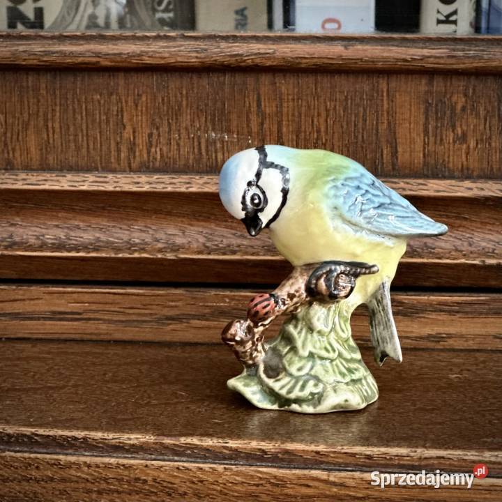 Figurka porcelanowa sikorki Beswick Myszków sprzedam